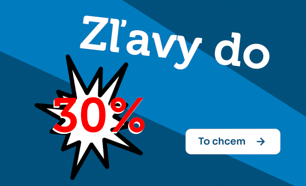zľavy do 30%